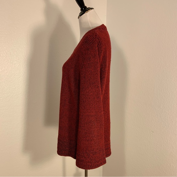 EUC Style & Co. Red & Black Sweater - Size XL - Picture 3 of 6